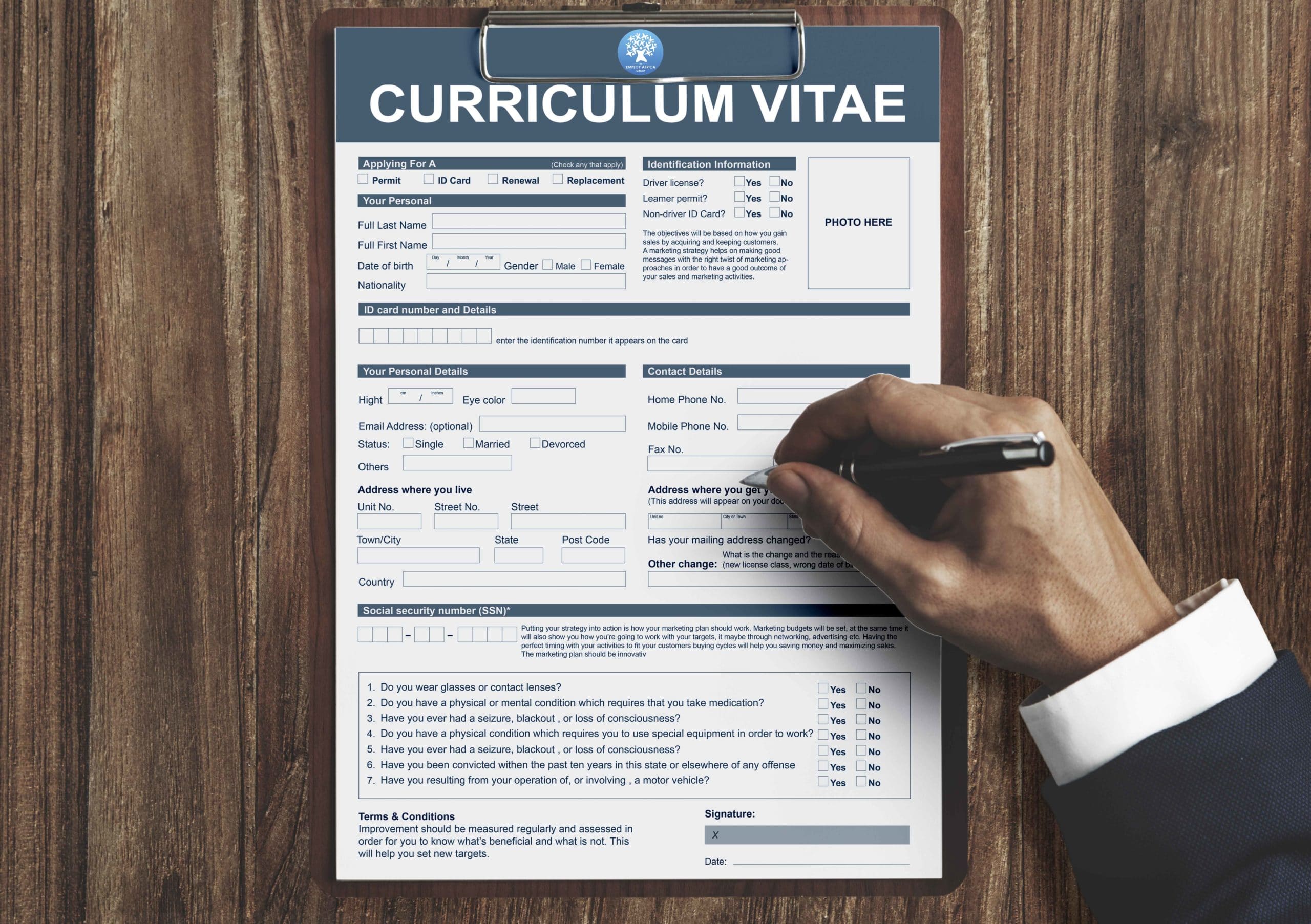 EMPLOY AFRICA’S TOP 5 CV TIPS